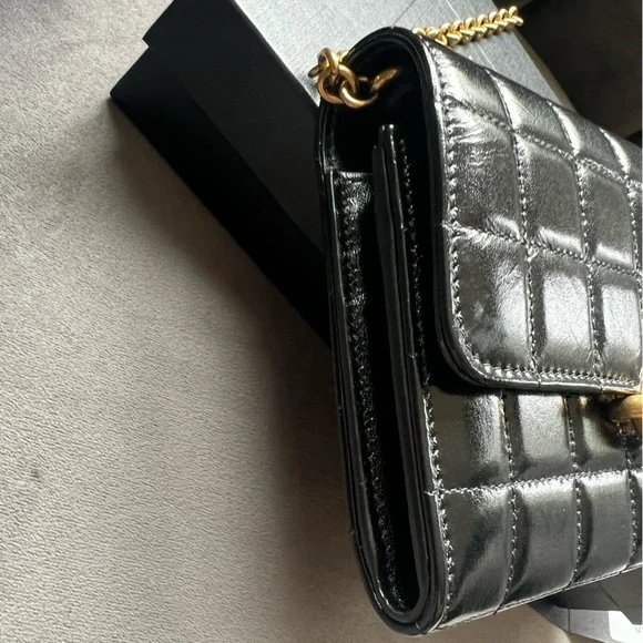 NWT YSL Lambskin Quilted Le Maillon Bag - Picture 6 of 15